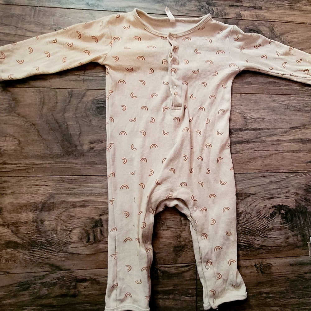 Quincy Mae Rainbow romper